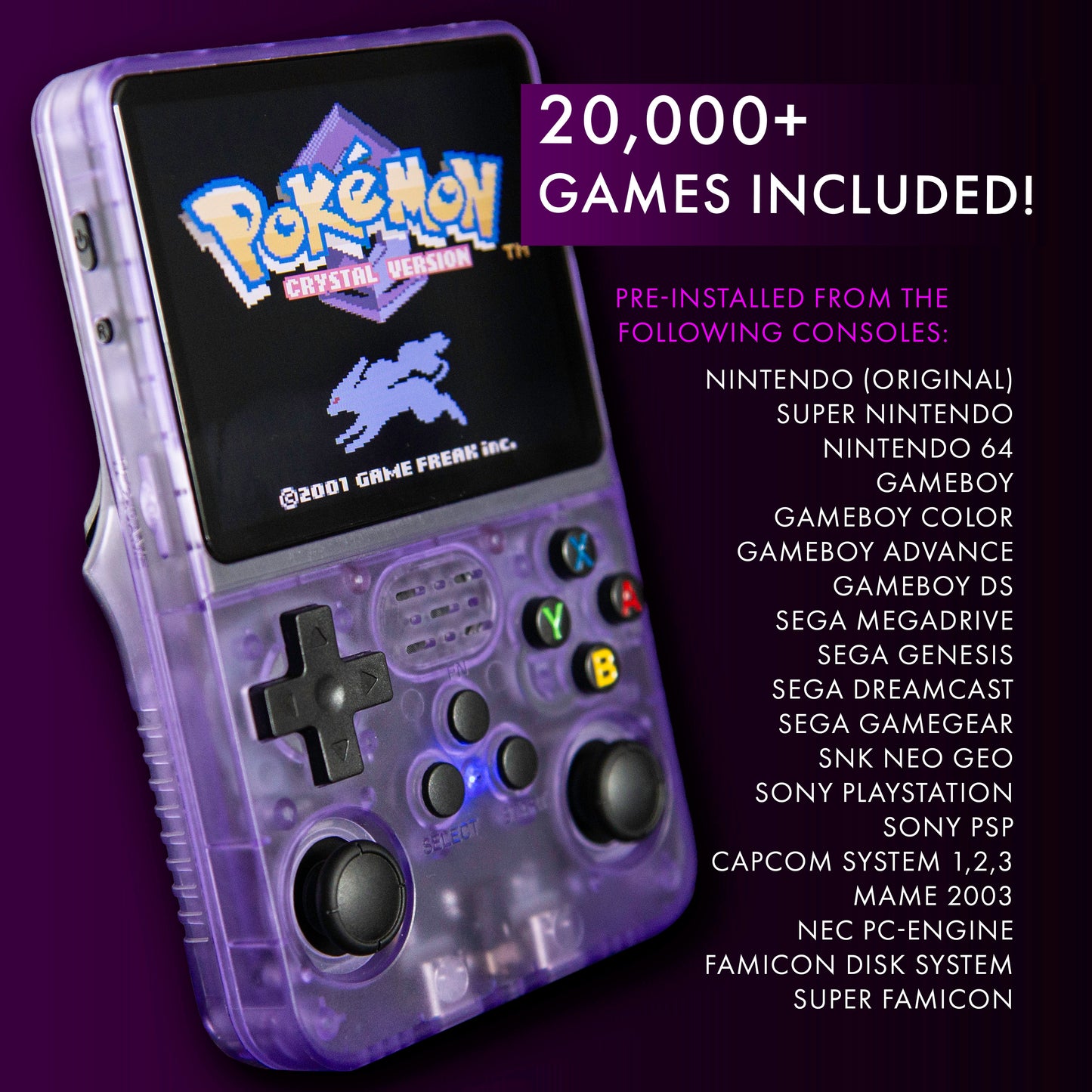 20,000 Games Portable Retro Handheld Game Console. R36S Plus